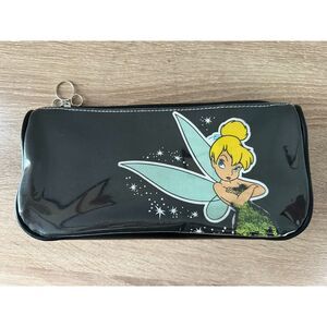 Vintage Y2K Disney Tinker Bell Makeup Bag Zippered Cosmetic Case Rare Fairycore